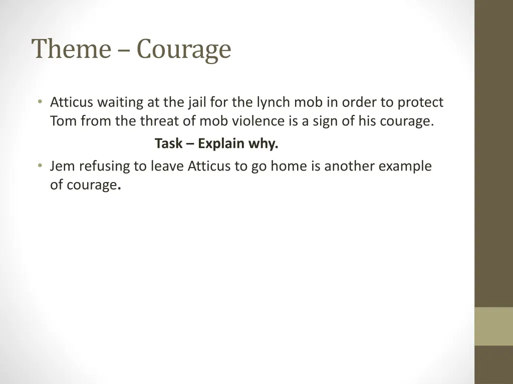 theme courage