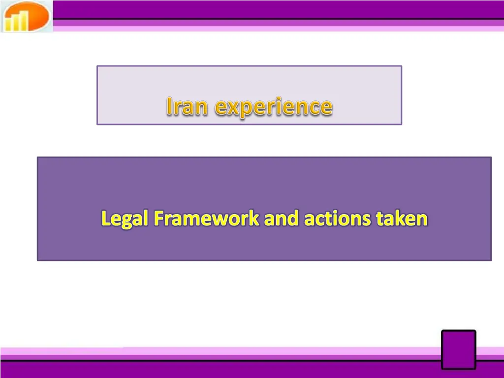 legal framework and actions taken