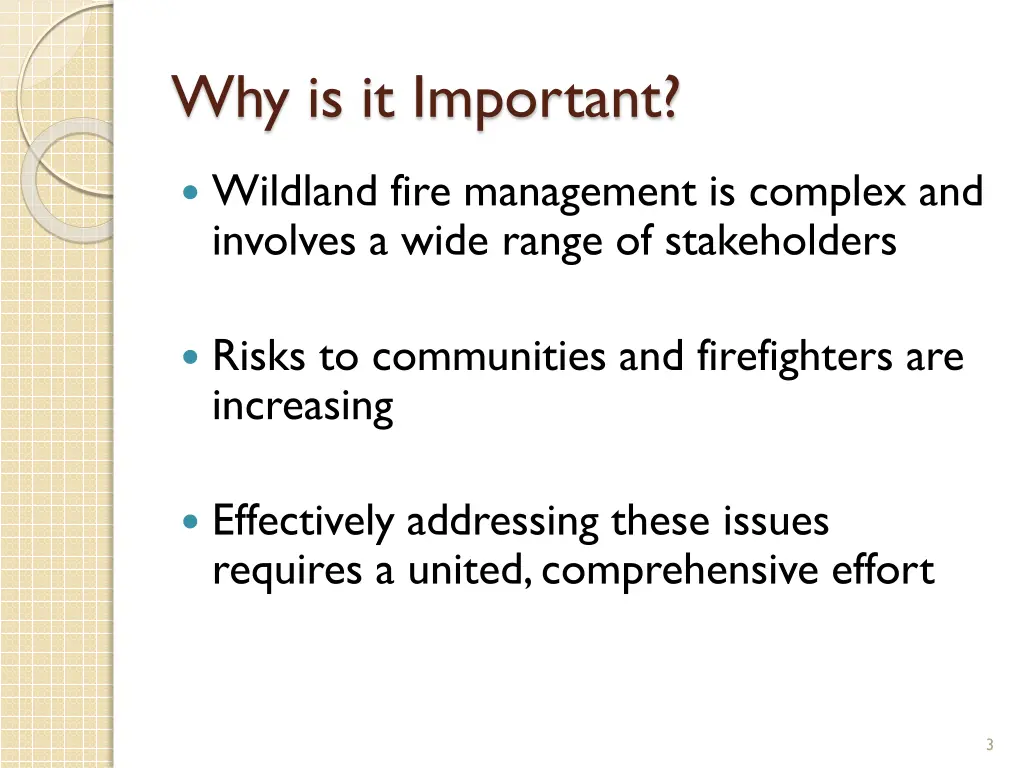 why is it important