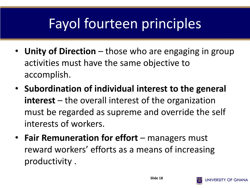 fayol fourteen principles