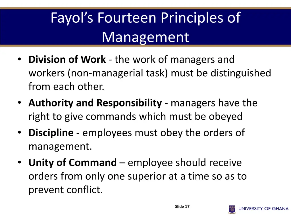 fayol s fourteen principles of management