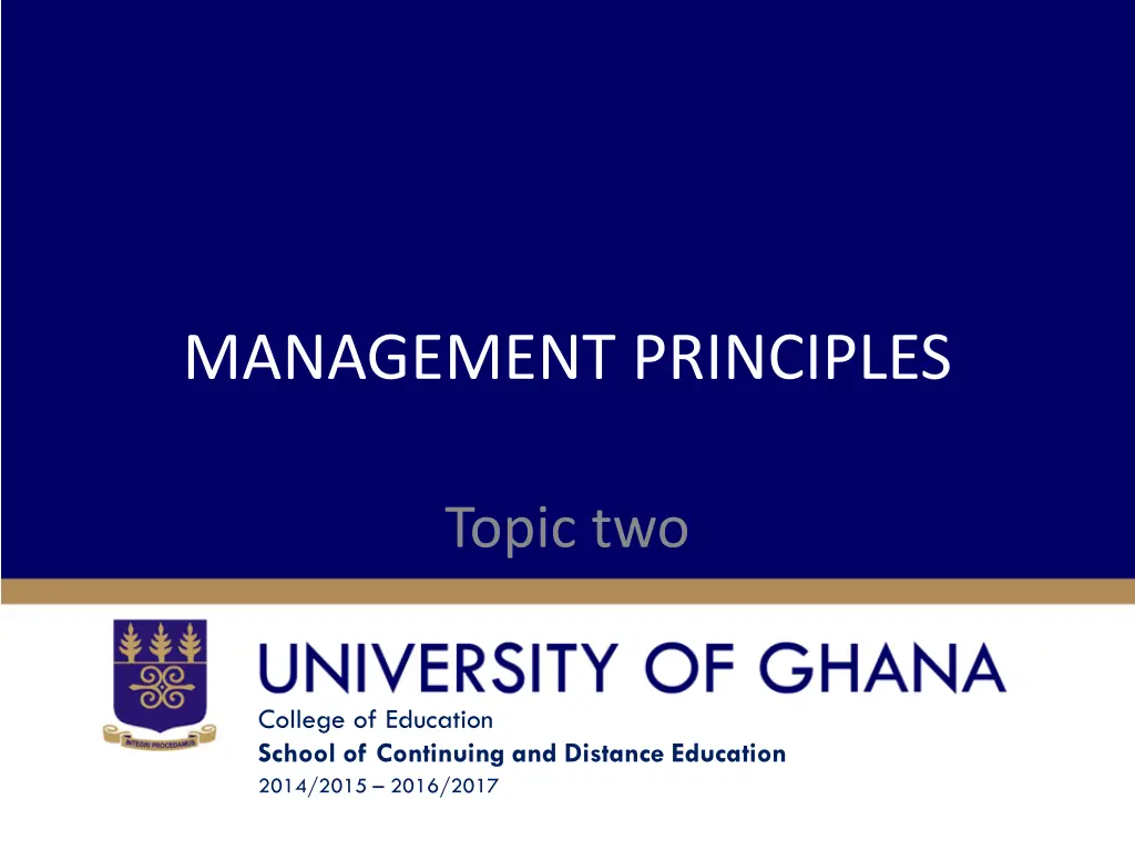 management principles