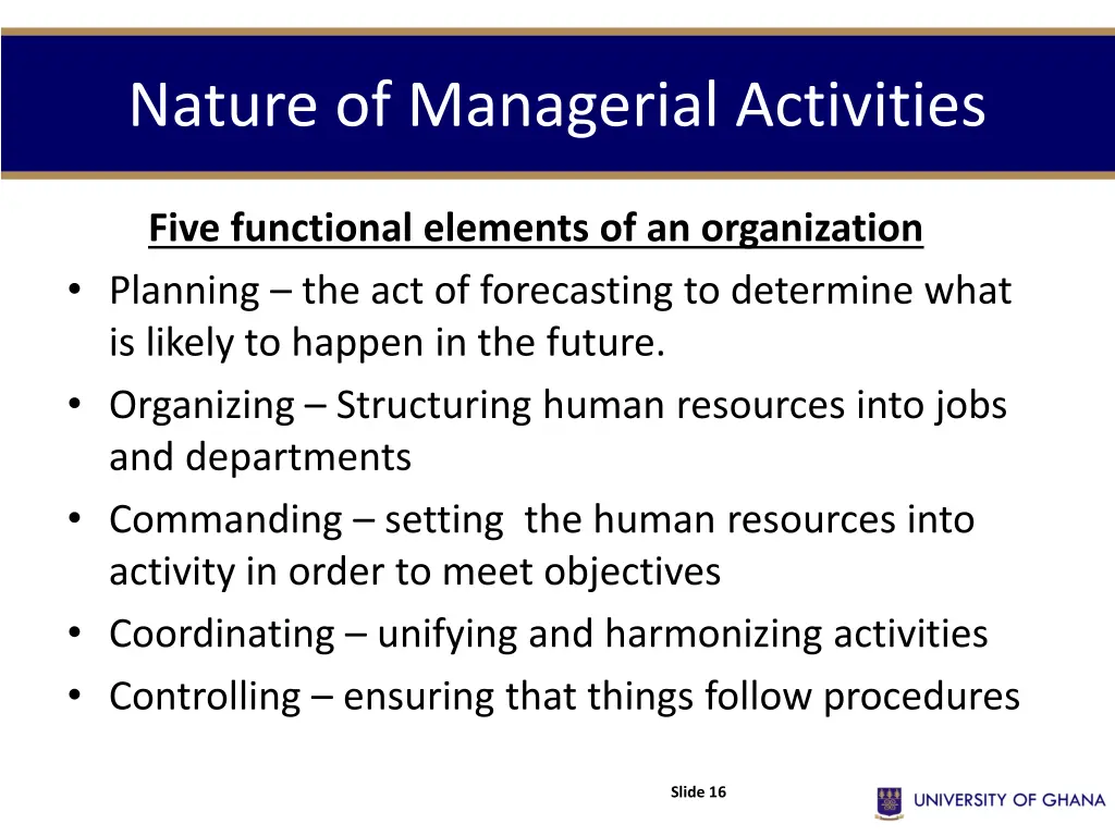 nature of managerial activities 2