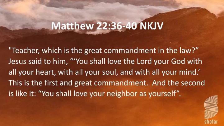 matthew 22 36 40 nkjv