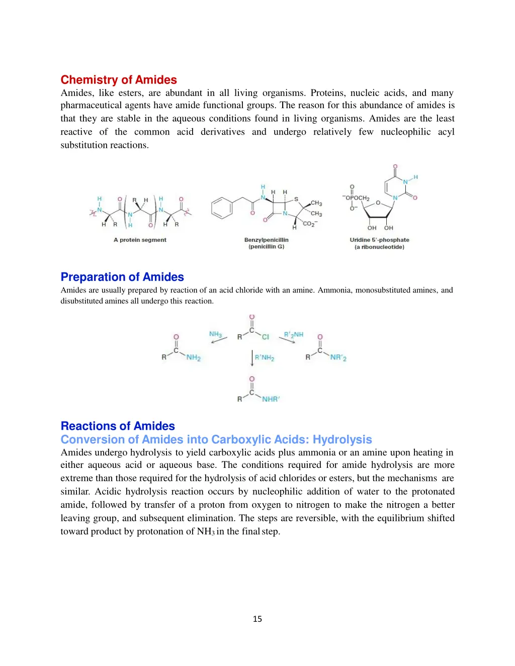chemistry of amides amides like esters