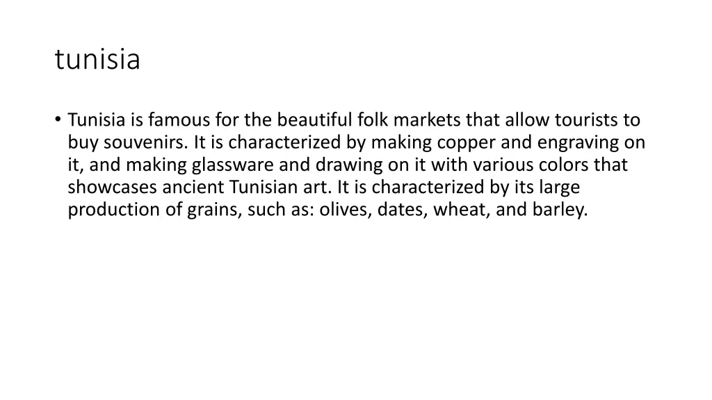 tunisia