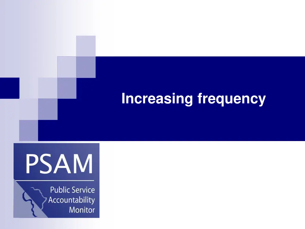 increasing frequency