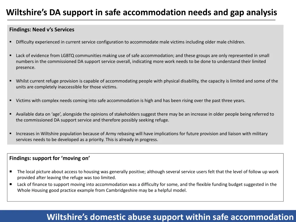 wiltshire s da support in safe accommodation 1