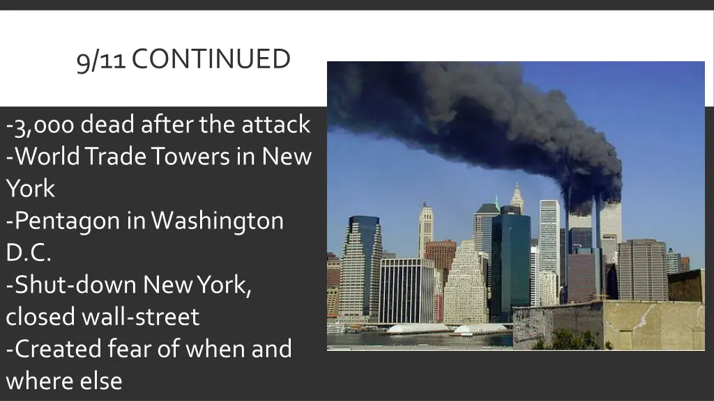 9 11 continued