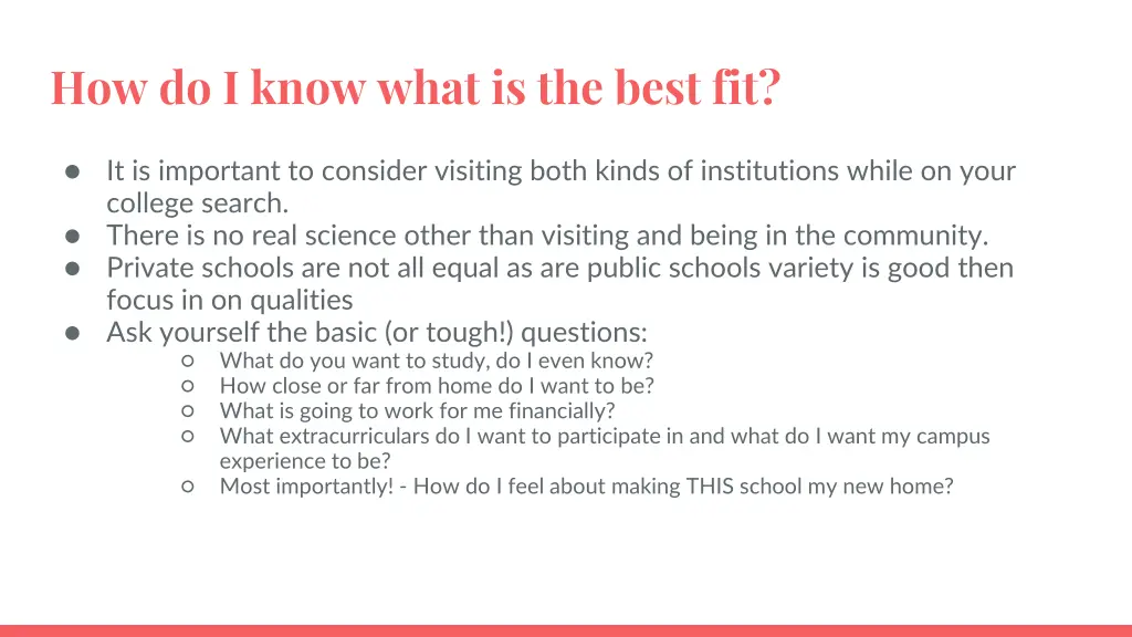 how do i know what is the best fit