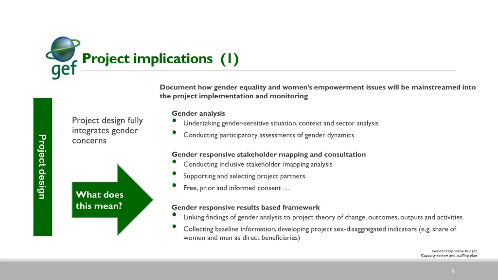 project implications 1
