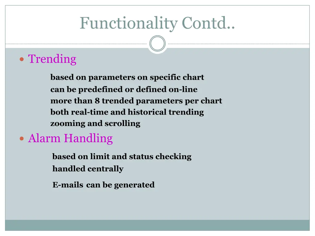 functionality contd 1