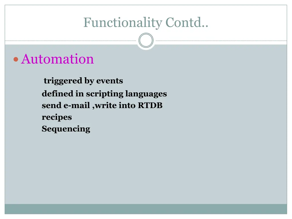 functionality contd 3