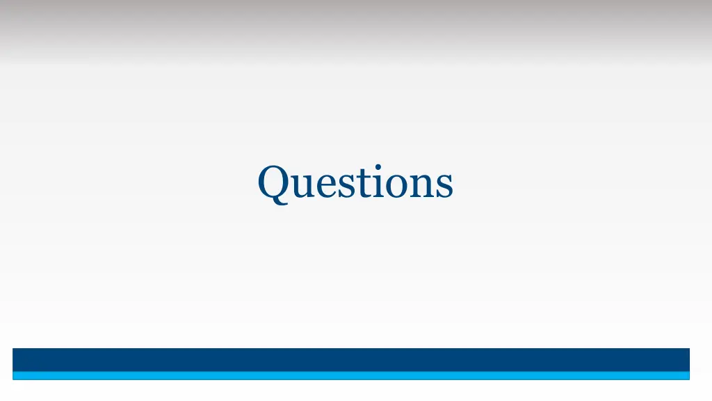 questions