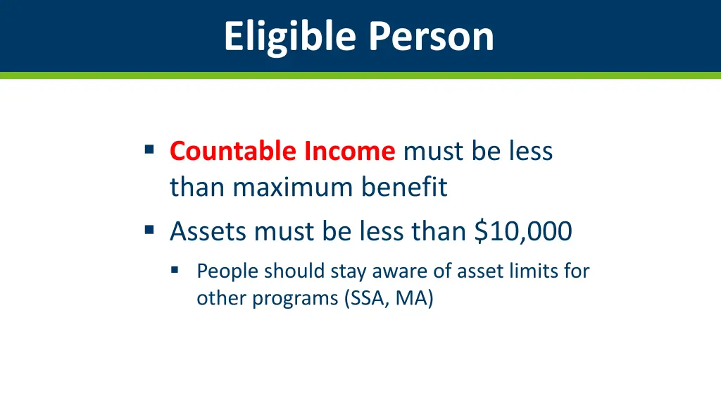 eligible person 1