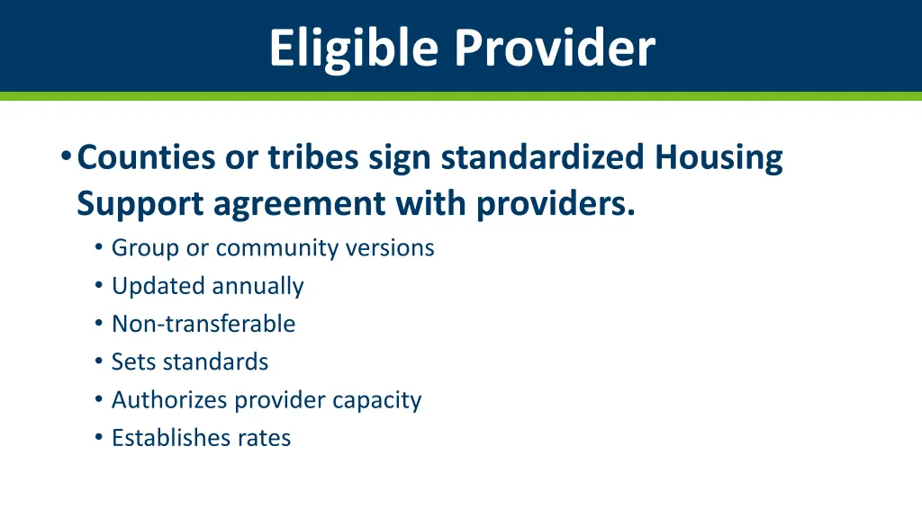 eligible provider