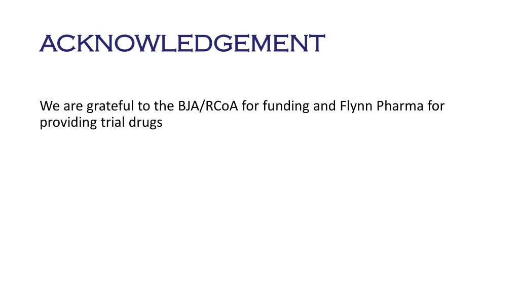 acknowledgement acknowledgement