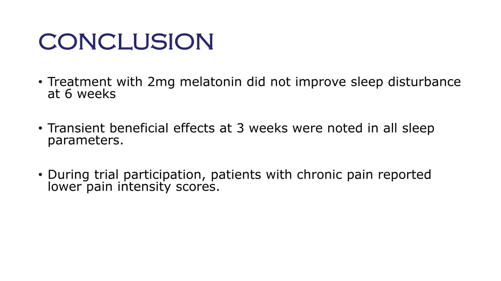 conclusion conclusion