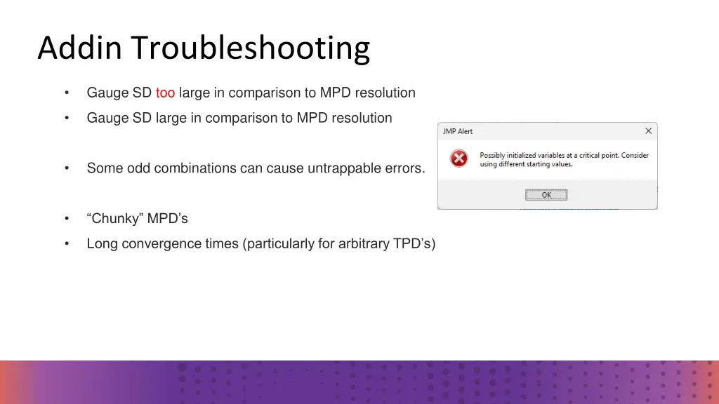 addin troubleshooting
