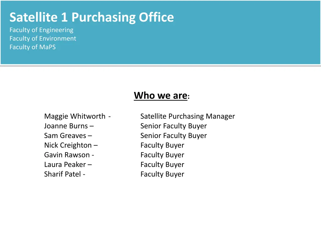 satellite 1 purchasing office faculty 1