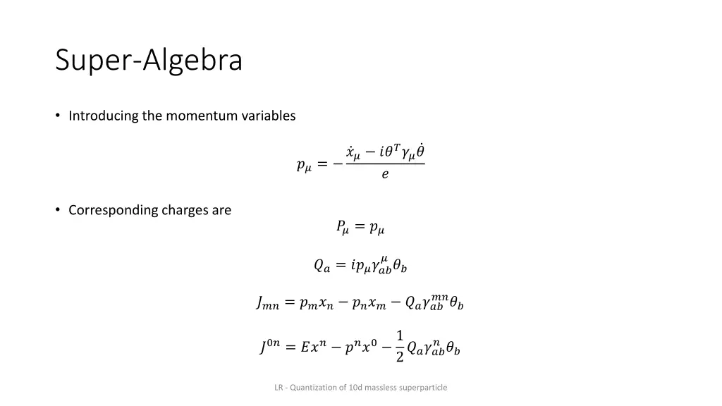super algebra 1