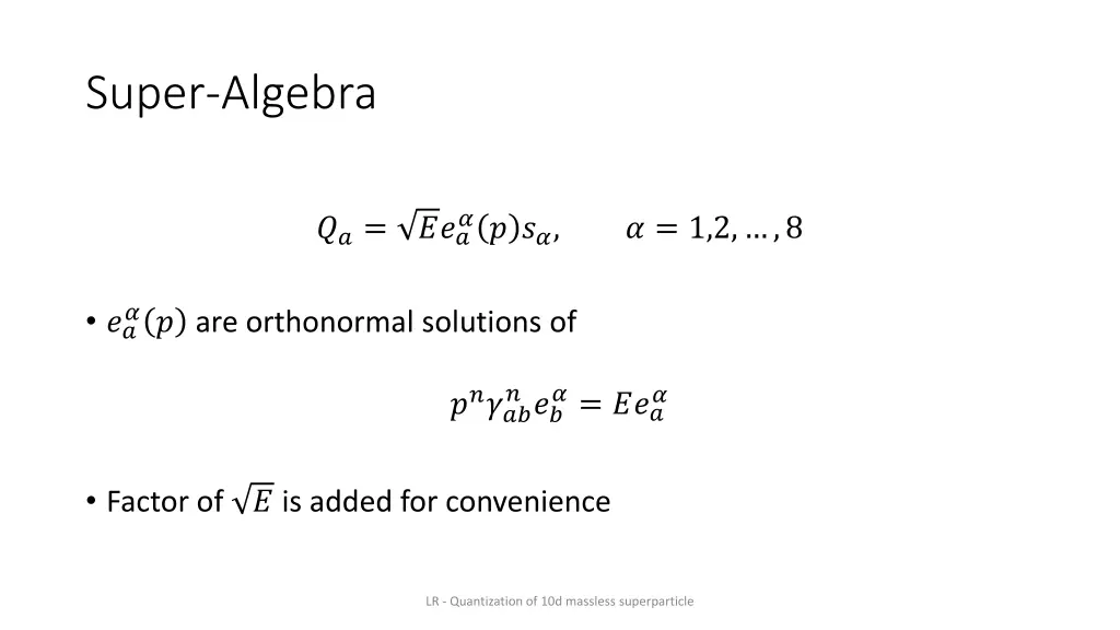 super algebra 3
