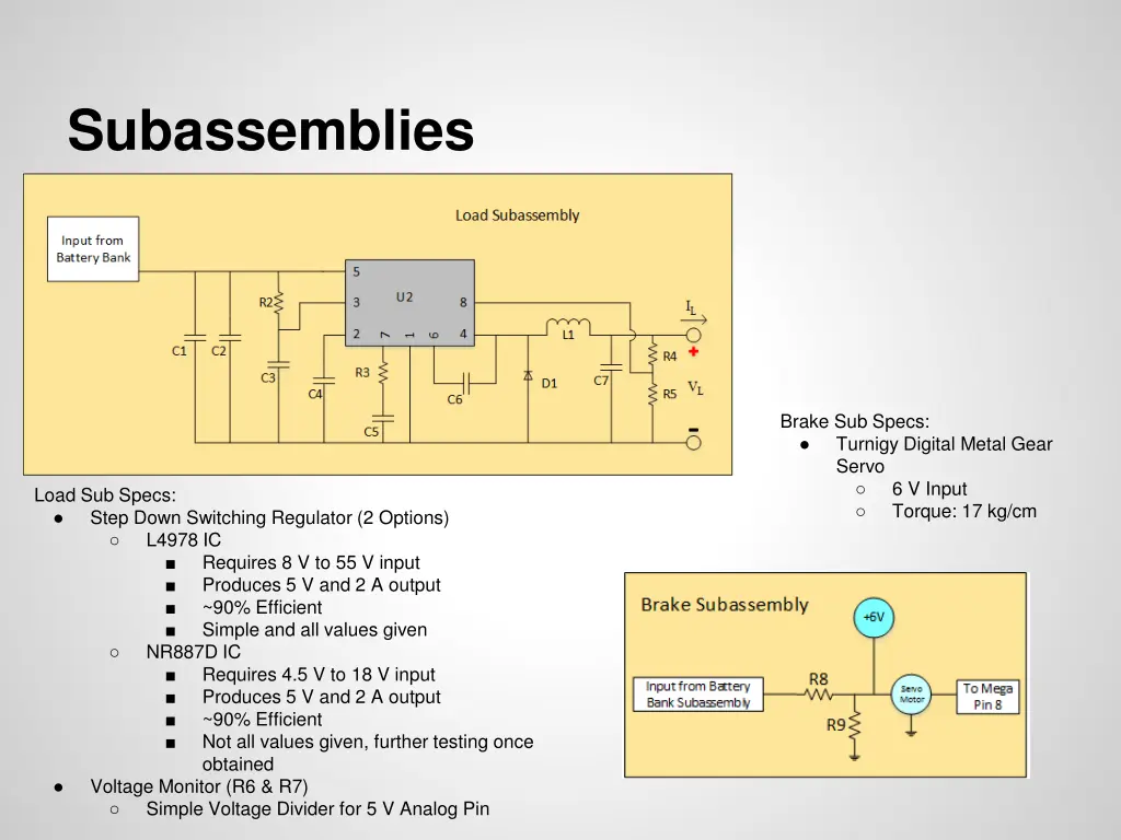 subassemblies 1
