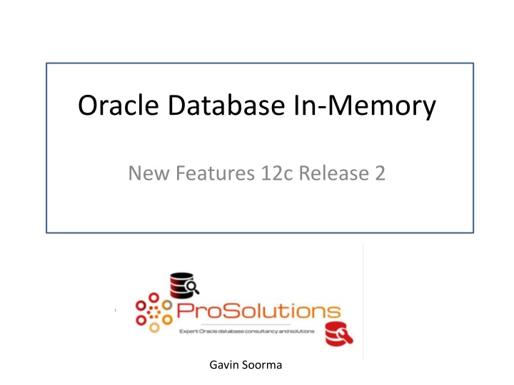 oracle database in memory