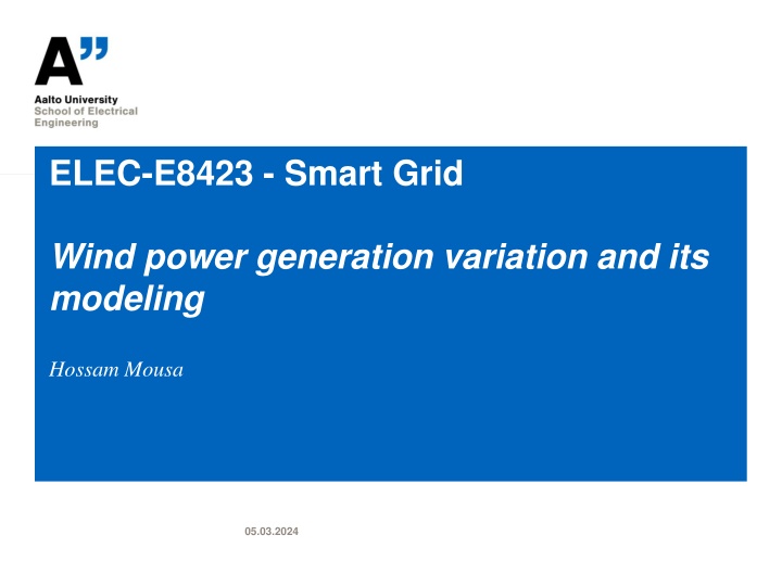 elec e8423 smart grid
