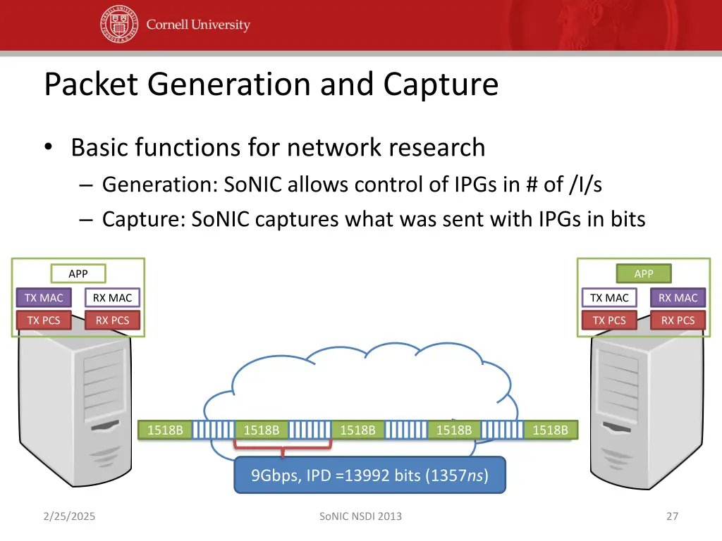 packet generation and capture