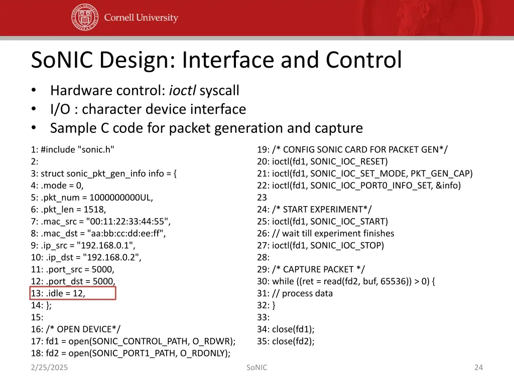 sonic design interface and control hardware