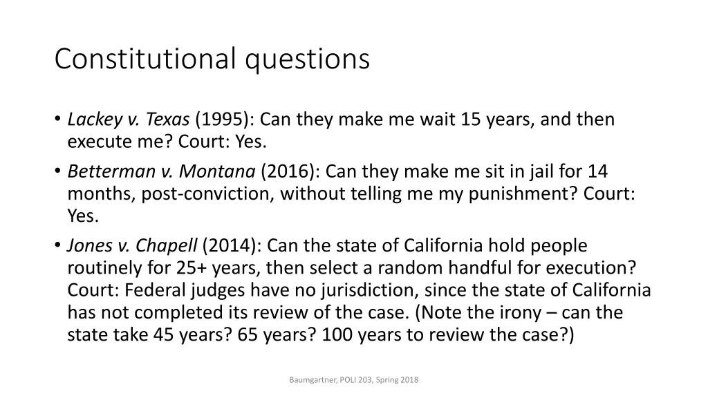 constitutional questions