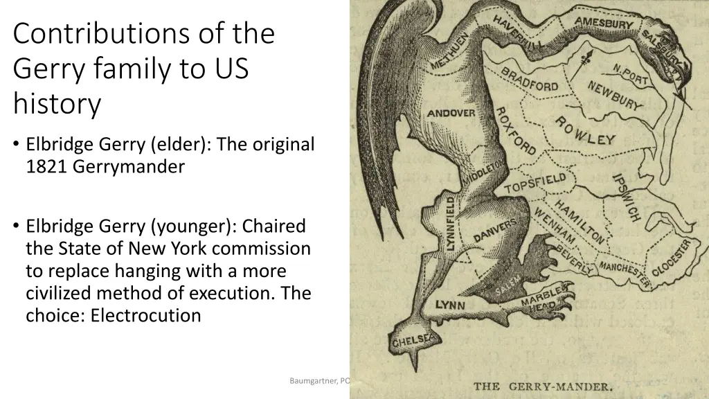 contributions of the gerry family to us history
