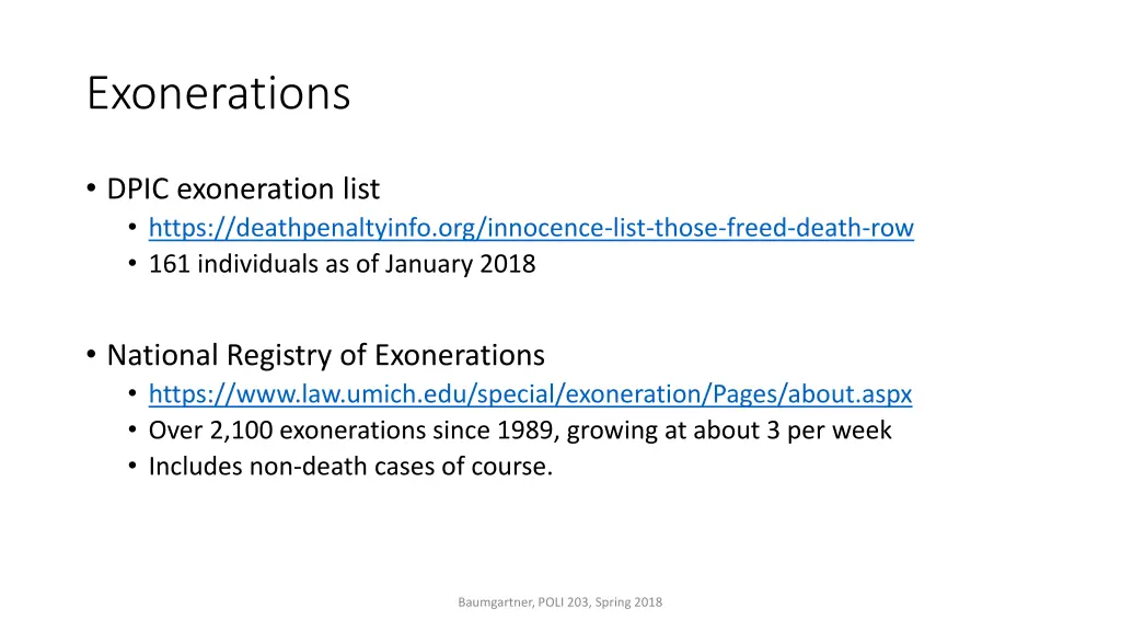 exonerations