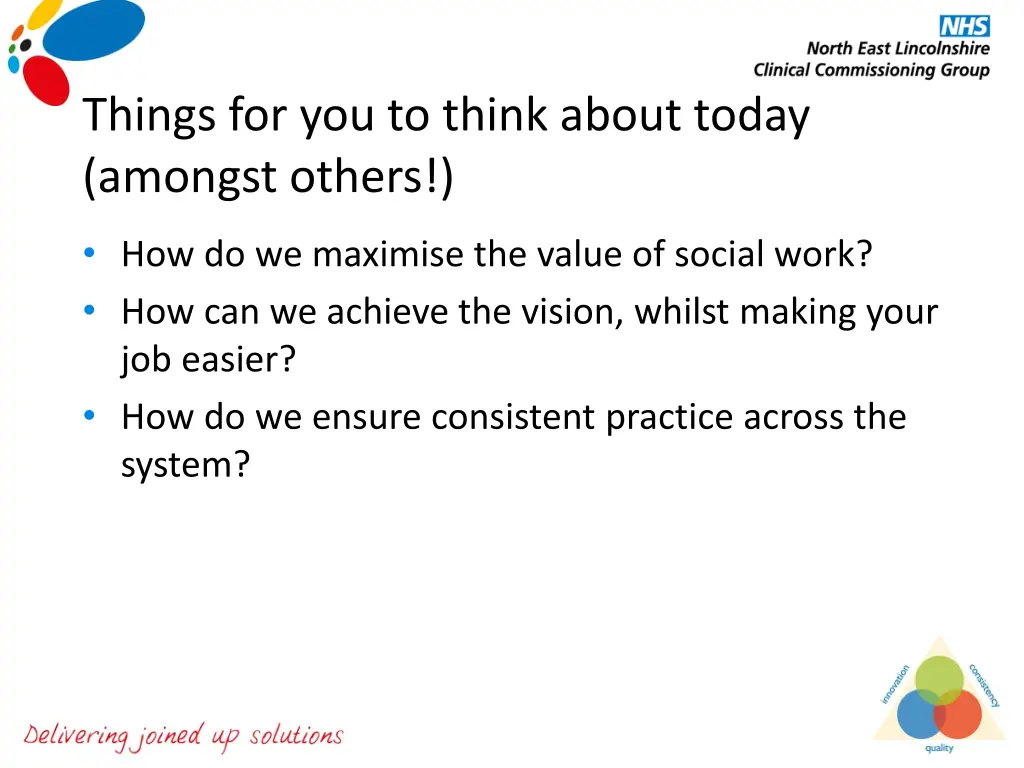 things for you to think about today amongst others