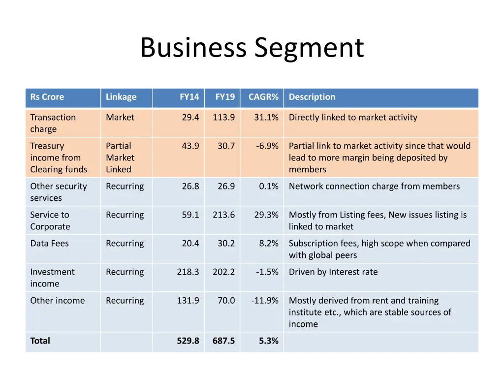 business segment