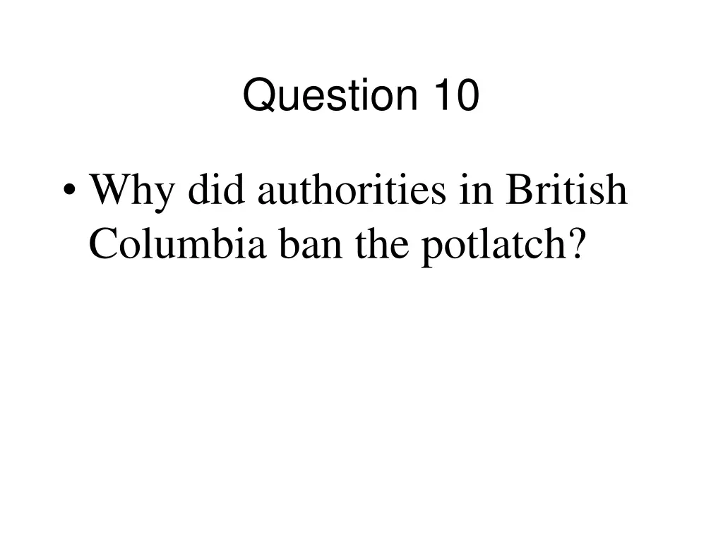 question 10