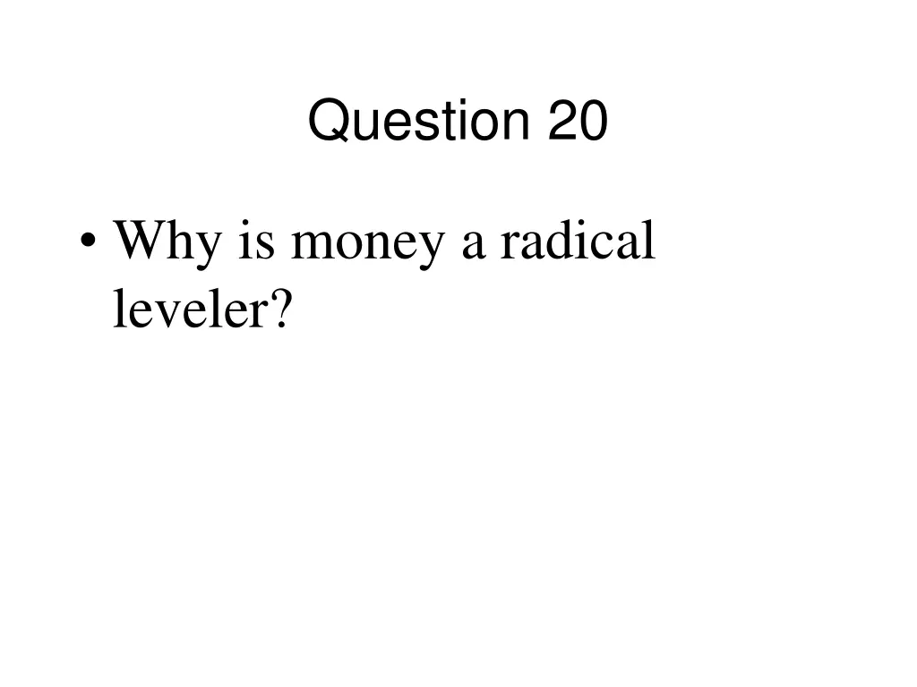 question 20