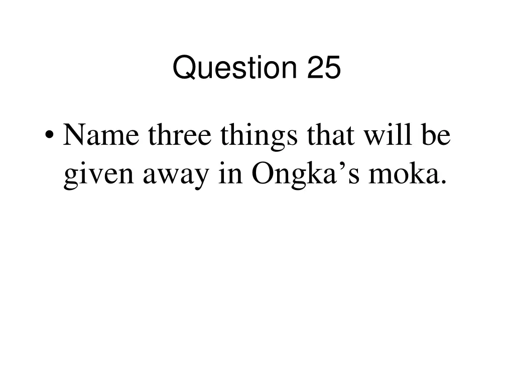 question 25