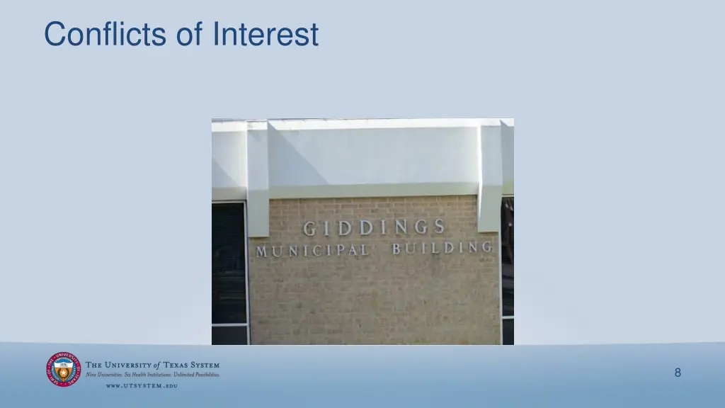 conflicts of interest