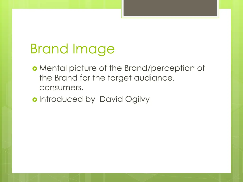 brand image