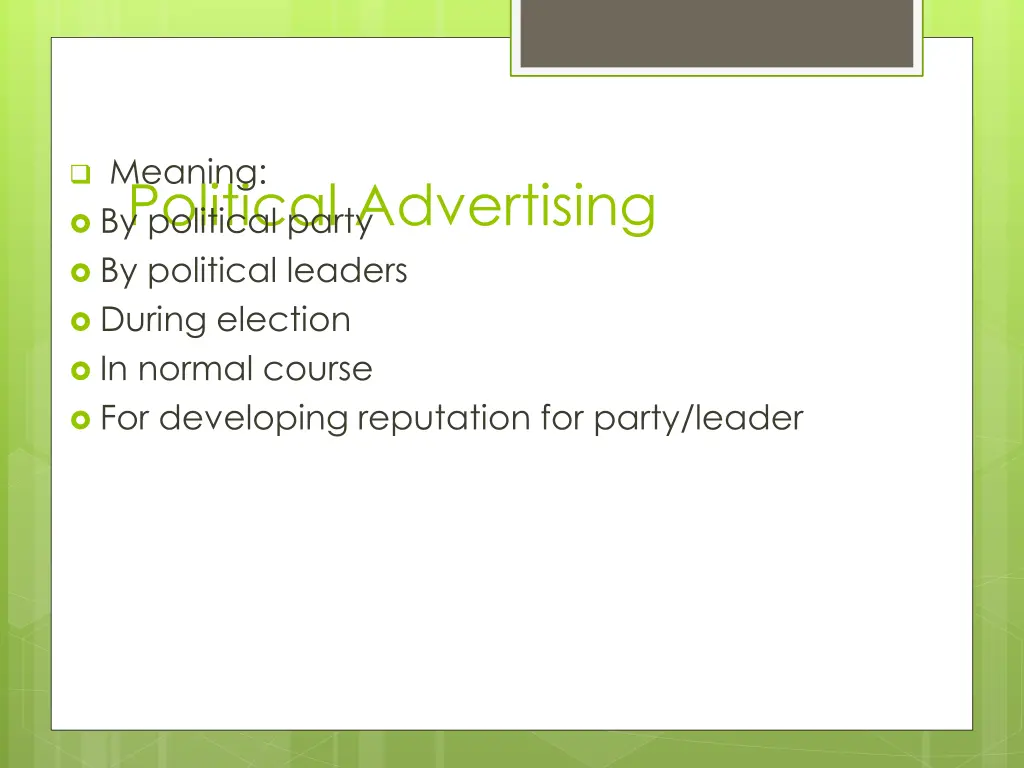meaning by political party