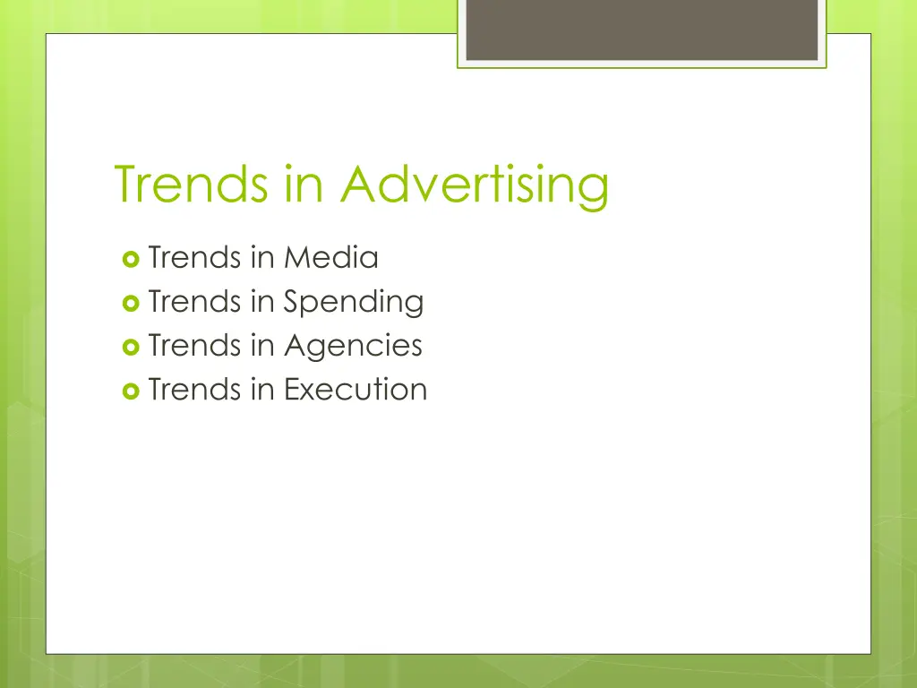 trends in advertising