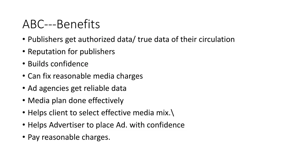 abc benefits publishers get authorized data true