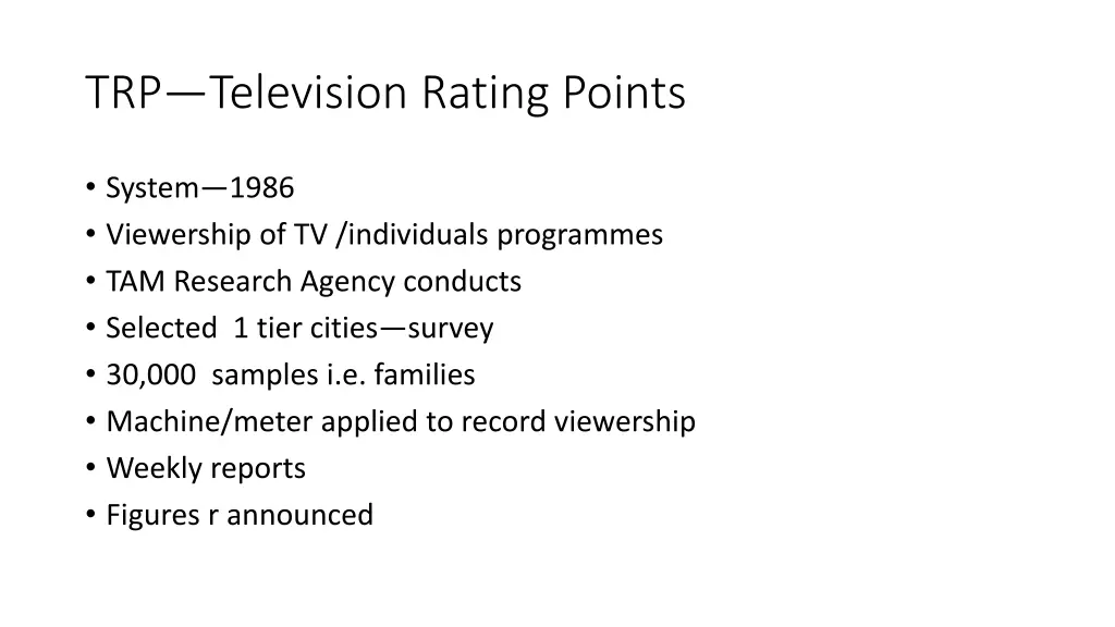 trp television rating points
