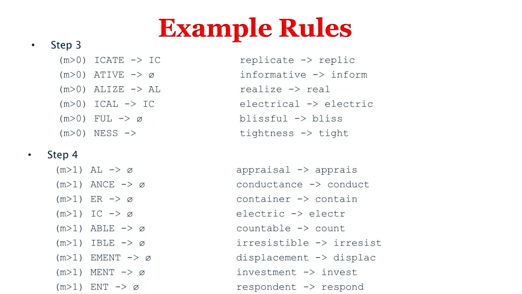 example rules 2