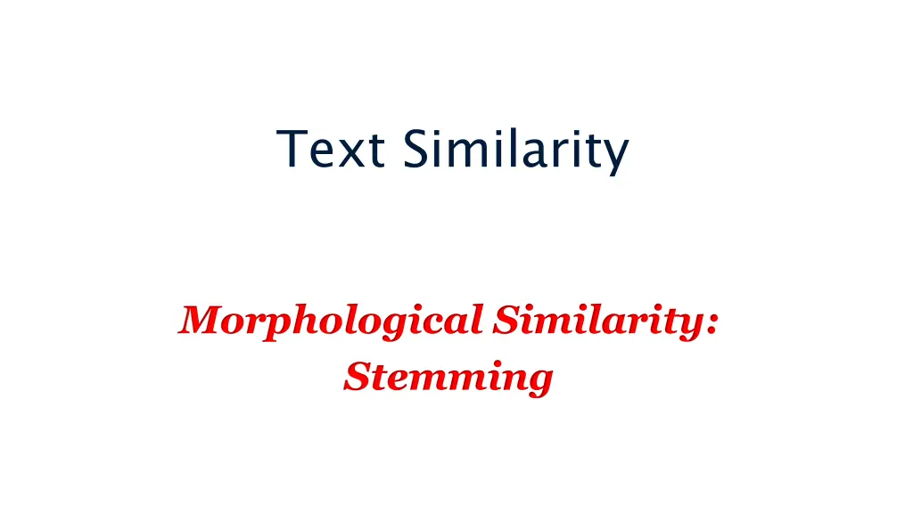 text similarity