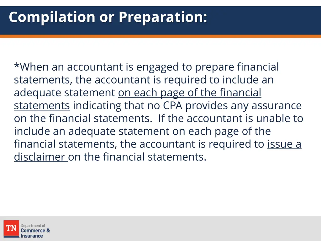compilation or preparation 1