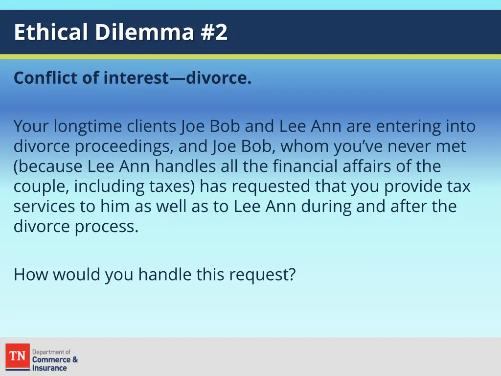 ethical dilemma 2