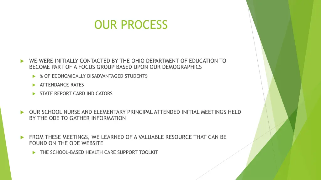 our process